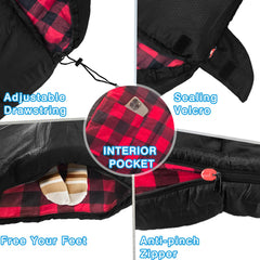 POEPORE 480GSM insulation detail demonstrates heat retention in cool nights.