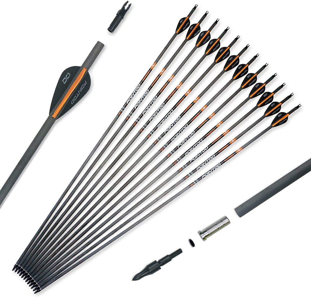 Pointdo XERO carbon arrow shaft for durable, straight flights