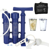 Polerden emergency water filter large system demonstrates high-capacity purification for outdoors