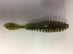 POOR BOY'S BAITS Golby Erie Darter Green in water ready for bass and walleye.
