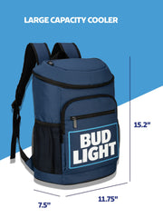 POPCULT beer cooler backpack side pocket shows bottle holders for beverages