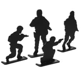 POPETPOP shooting target compact four-pack for versatile practice indoors or outdoors
