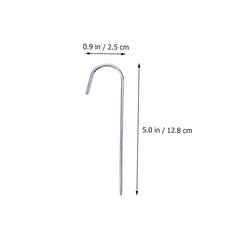 POPETPOP steel ground stakes ideal for camping on grass, sand, and soil.