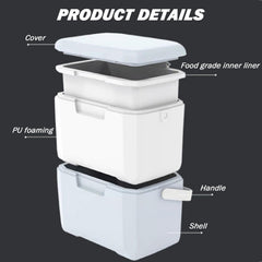 Porgeel small insulated cooler offers ample space for snacks and drinks.