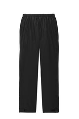 Port Authority Torrent Waterproof Pant with elastic waistband and drawcord, adjustable comfort.