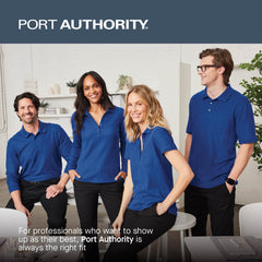 Port Authority Torrent Waterproof Pant folded in carry pouch, easy packability for on-the-go use.