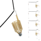 Portable fishing bait cage set of 4 with 20g weight