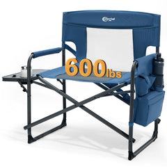 Portal 27 oversized director chair side table for drinks and convenience