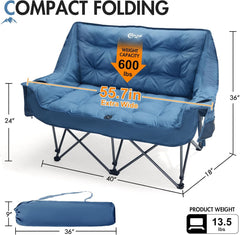 Portal chair padded backrest close-up showing soft support.