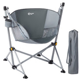 Portal hammock chair setup shows quick assembly for instant outdoor relaxation.