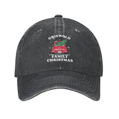 Povmekd Griswold Christmas Hat front view with adjustable fit for daily wear.