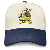 Povmekd Let's Go Bananas hat front view for everyday style