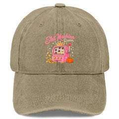 Povmekd Slot Machine Queen Hat for women, bold print for casual wear