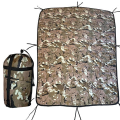 Powell Tool Bags camo woobie blanket ultralight ribstop, ideal for backpacking and quick shelter ideas.