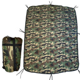 Powell Tool Bags camo woobie ultralight blanket for camping comfort.