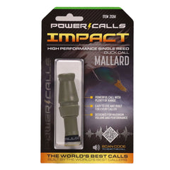 Power Calls single reed design delivers sharp, realistic duck sounds in the field