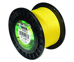 POWER PRO Maxcuatro high-visibility yellow fishing line for visible line tracking and long casts