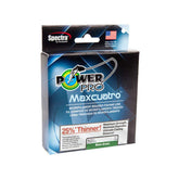 POWER PRO MAXCUATRO 40lb mossgreen spool ready for reliable freshwater fishing.