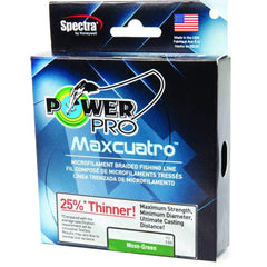 POWER PRO MAXCUATRO braid 20x150 green spool ready for casting