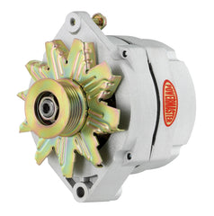 Powermaster Alt GM 12SI natural 150A with 6-groove pulley for reliable charging in 1 or 3 wire installs