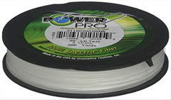 PowerPro Spectra braided line vermillion red, 20 lb test, ideal for versatile fishing