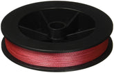 POWERPRO Spectra braided line on Vermilion Red spool for smooth casting.