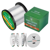 POWJOY 30lb line spool shows strong thin dia for longer casts and clearer bites