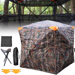 PPOLB hunting blind 360-see-through view for silent awareness