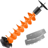 PPOLB Ice Auger Bit with universal adapter ready for compatible powerheads, fast setup and use.