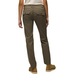 prAna Halle Straight Pant, side view, flexible stretch for movement all-day.