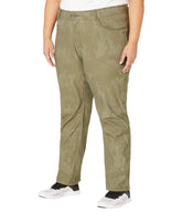 prAna Halle Straight Pants II Sage Camo, front view with slim silhouette and belt loops.