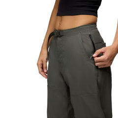 Prana Stretch Zion Cinch Pants Spruce belt-closure detail for secure fit.