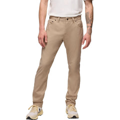 PrAna Stretch Zion SL pants Sandbar front view highlighting durable fabric and versatile outdoor suitability.