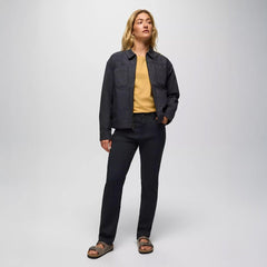 Prana Zion Halle pants back pockets offer reliable storage during activities.