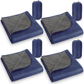 Preboun stadium blanket four-pack folded neatly for easy gifting and storage