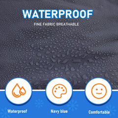 Preboun thermal poncho packed in its compact storage bag for easy packing.