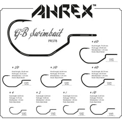 Detail of nickel black coating and sharp point on Predator Swim Bait Hook by Ahrex