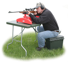 Predator Table folded compactly for storage