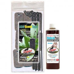 PredatorPee Bobcat Urine 12oz ScentTag Combo deters wildlife around homes.
