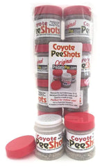 PredatorPee Coyote Pee Shot cannister for easy portable territorial signaling.