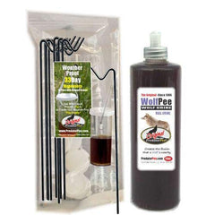 PredatorPee wolf urine bottle 16oz for natural wildlife deterrence and boundary setup