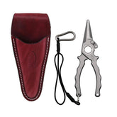 Premio 6.5-inch titanium fishing pliers front view