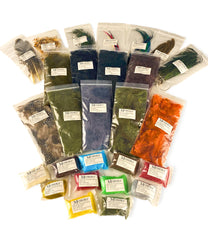 Premium Fly Tying Kit UV dyed marabou material