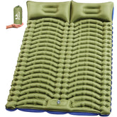 Pretyw double sleeping pad camping setup highlights 79x55 inch space for two adults.