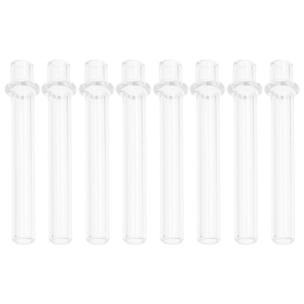 PRETYZOOM glass wick holder closeup, clear glass for stable lamp burning.
