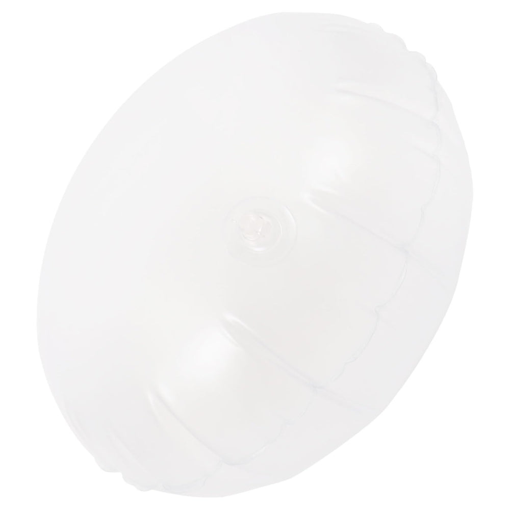 PRETYZOOM inflatable clear pillow for car travel provides neck support on long rides
