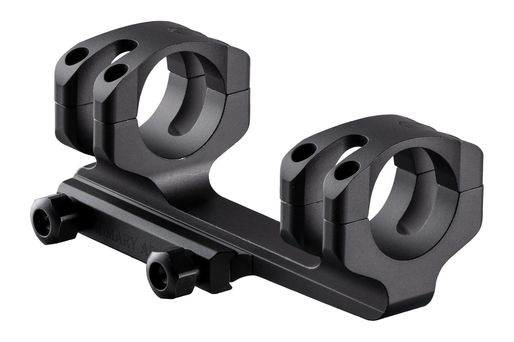 Primary Arms GLx 30mm cantilever mount front view showing forward eye relief benefits.