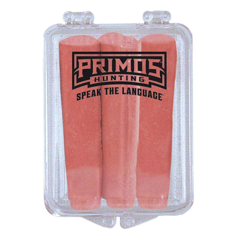 PRIMOS box call chalk orange, wax-free for smooth call maintenance