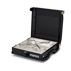 Primus Moja Compact stove front view, ideal for lightweight camping meals.