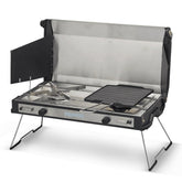 Primus Tupike two-burner stove for versatile outdoor family meals.